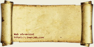 Josif Veljoglavac vizit kartica